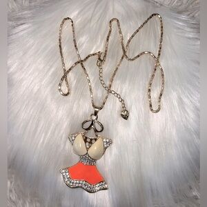 Betsey Johnson Dress Necklace